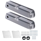 Finned Tall Polished Valve Covers for Ford 289 302 351W (1962–1985)