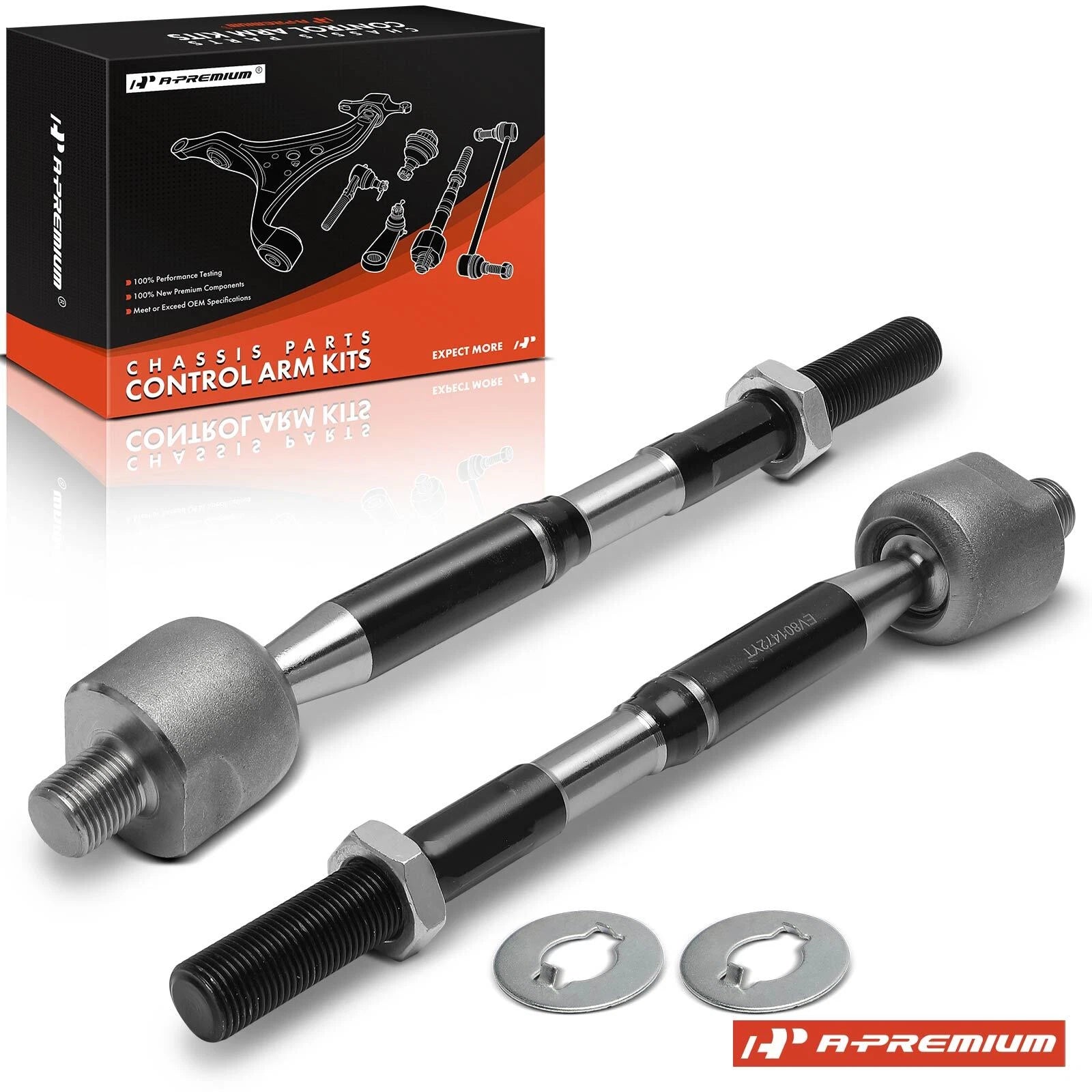 Front Inner Tie Rod End (2-Pack) for Toyota Highlander 2008-2013 Venza 2009-2016