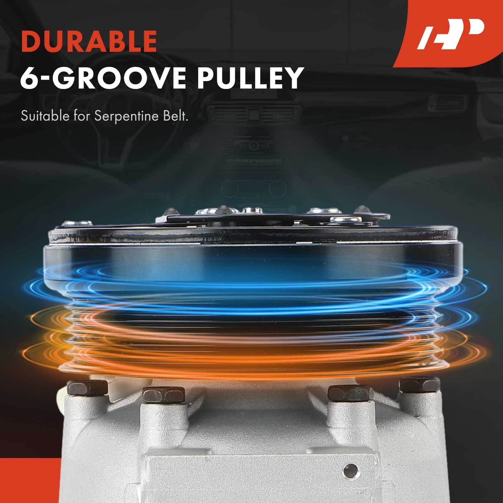 A/C Compressor with Clutch for Chevrolet Aveo (2014-2016)