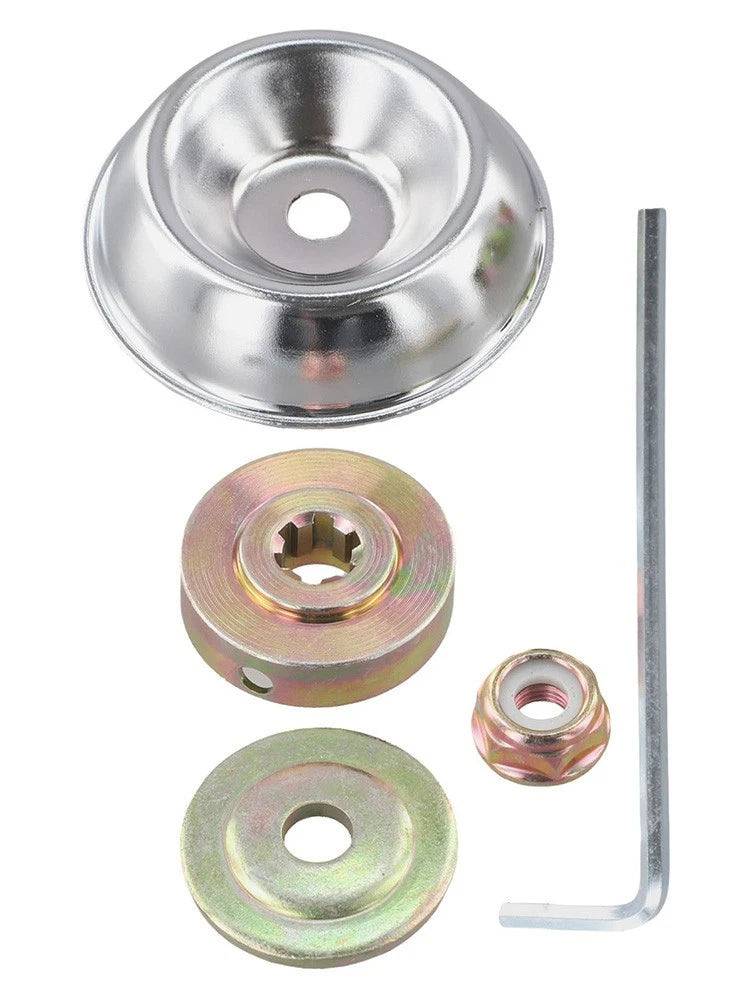 5 Piece Metal Gear Nut Set for Lawn Mower Maintenance