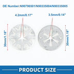 Set of 60 Heat Protection Clamping Discs Washer No.N90796501 for Audi A3 (2015–2024)