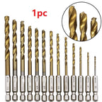 Drill Bit Set 5.5mm, 6.0mm, 6.5mm, 1.5mm for Aluminum