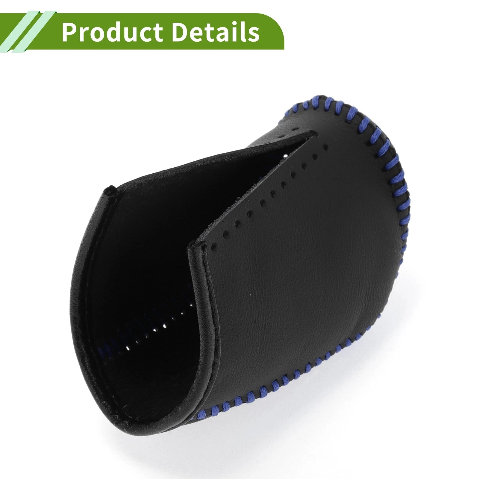 1 Pc Gear Shift Knob Cover for Dodge Journey (2011–2020) Blue Faux Leather