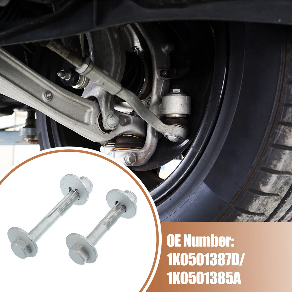 Set of 4 Camber Adjusting Eccentric Bolts for Volkswagen GTI (2006–2021)