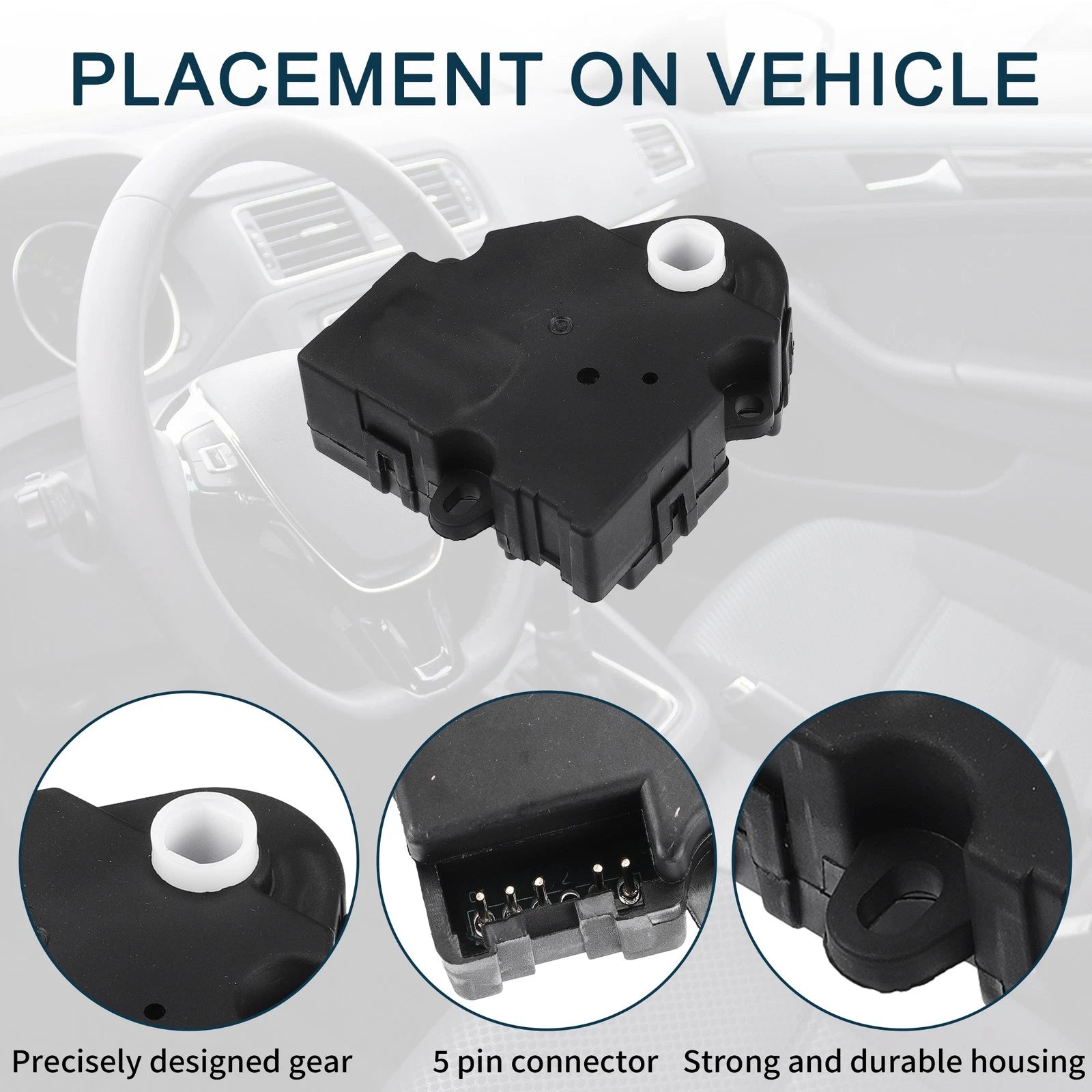HVAC Heater Blend Door Control Actuator for Ford Fusion (2010–2012)