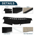 Dashboard Cover Mat for Suzuki Jimny JB64 JB74 (2018–2024) Black