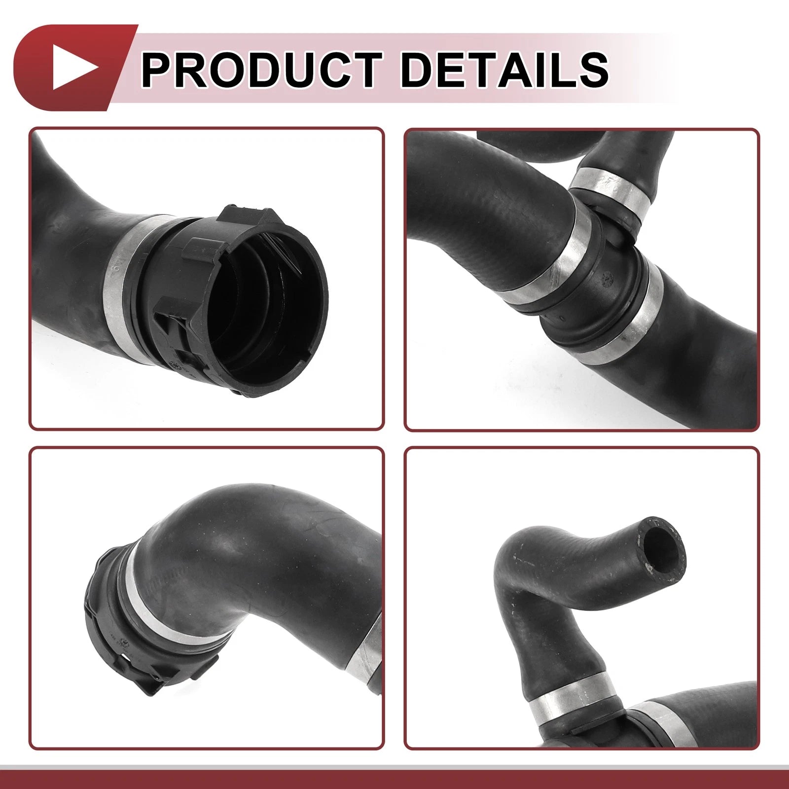 Radiator Coolant Hose for Mercedes-Benz GL450 (2015–2016) No.A1665008675 Rubber