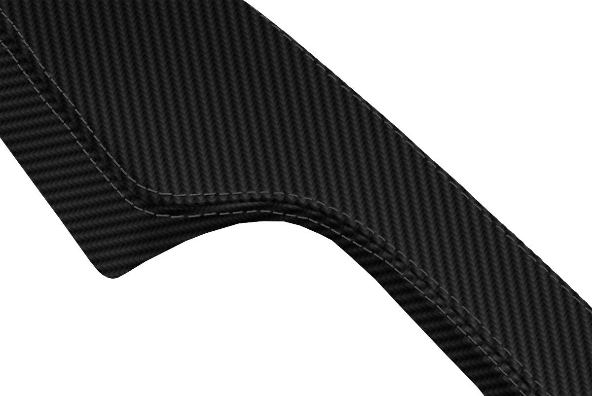 PVC Carbon Fiber Console Armrest Cover for Honda Civic (2001–2005)