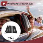 Door Pillar Window Trim for Ford Explorer (2002–2010) Black