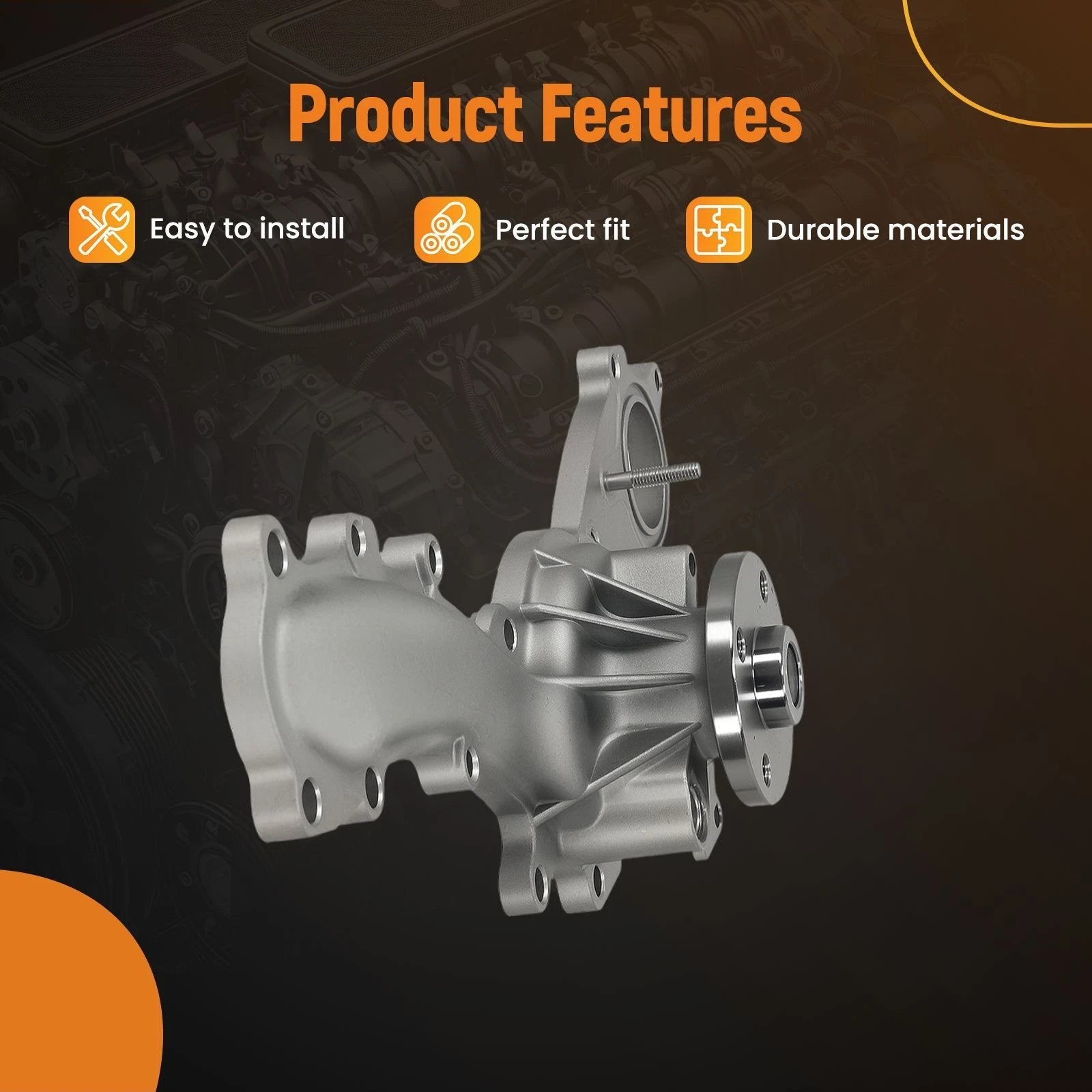 Cooling Water Pump for Lexus IS 350 RC 300 RC 350 (2006–2018)