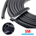 5M U-Shape Trim Rubber Strip for Universal Car Door Edge Seal