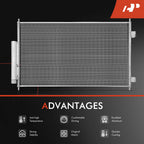 A/C Condenser with Bracket & Receiver Drier for Honda HR-V (2016-2022)