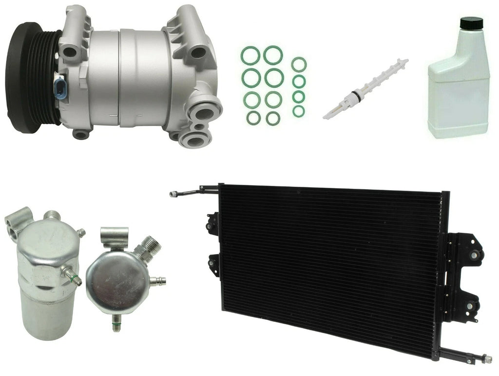 AC Compressor Kit with Condenser for Nissan Navara D40 (2005–2015)