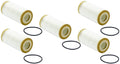 5X Wix WL10396 Engine Oil Filter Kit for (Metal Free)