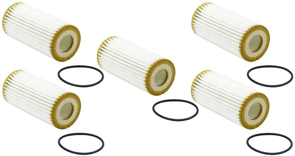 5X Wix WL10396 Engine Oil Filter Kit for (Metal Free)