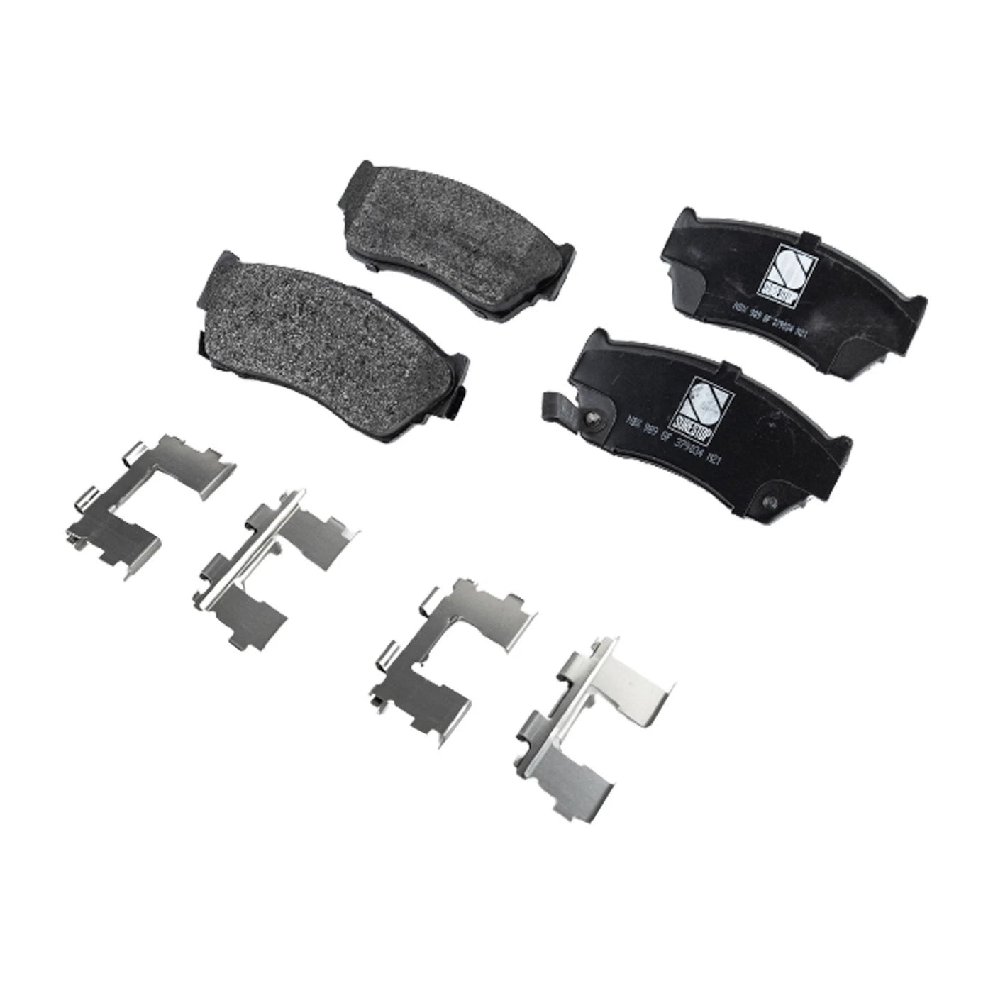 Set of 4 Semi-Metallic Brake Pads for Nissan Sentra (1991–1994)