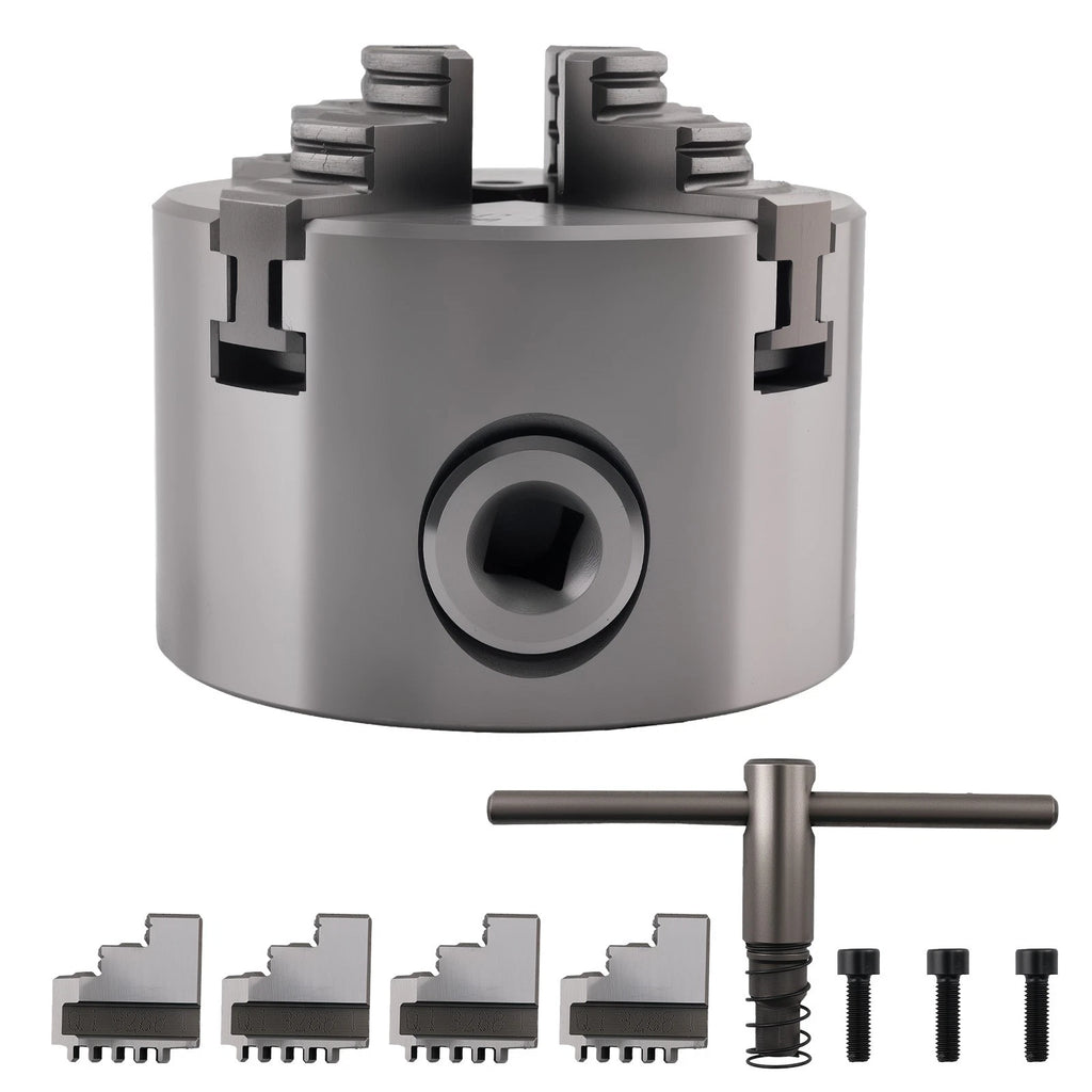 4 Jaw Self Centering Chuck 80mm K12-80 for Small Conventional Lathes (K1280)