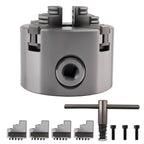 4 Jaw Self Centering Chuck 80mm K12-80 for Small Conventional Lathes (K1280)