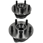 Front Wheel Hub & Bearing Set (2) for Jeep TJ (2000–2006) 513158 3Bolt Mount