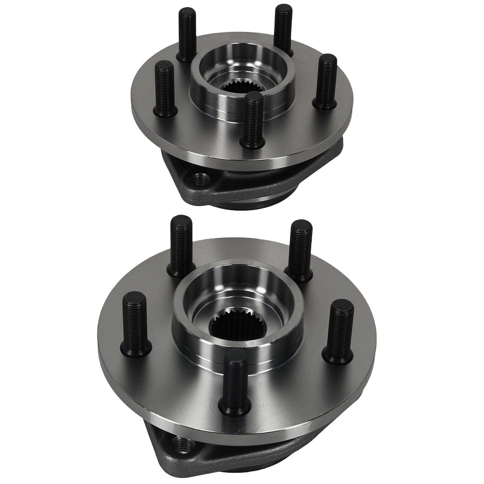 Front Wheel Hub & Bearing Set (2) for Jeep TJ (2000–2006) 513158 3Bolt Mount