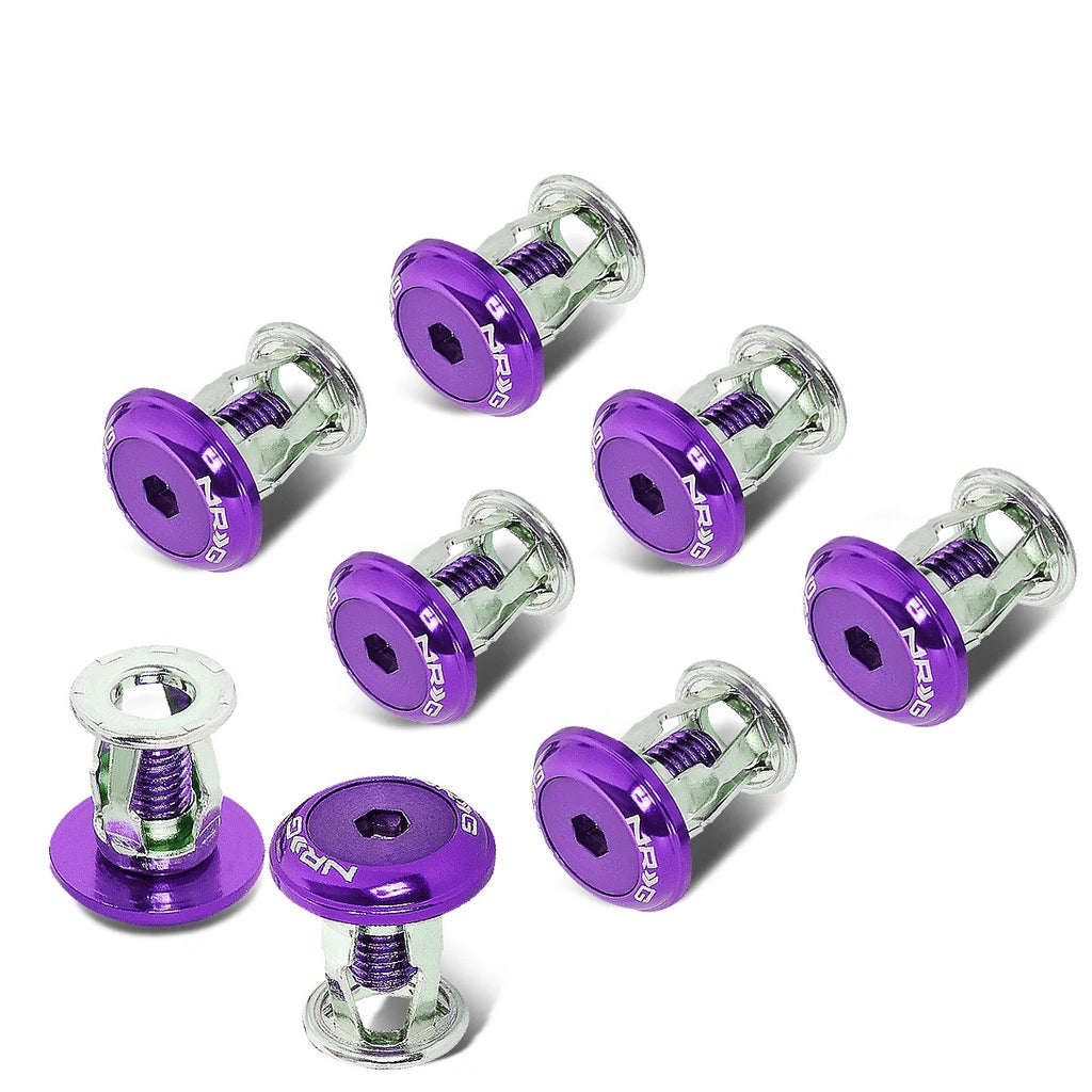 8-Piece Fender Washer Dress Up Kit for NRG Innovations (Universal) - Purple