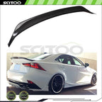 Rear Trunk Lid Spoiler for Lexus IS350 (2014–2020) Carbon Fiber