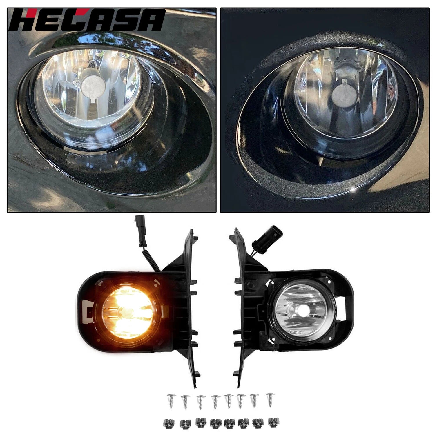 Fog Lights for Ford F-150 (2000–2004) - Right & Left, Part Numbers: 00 01 02 03 04