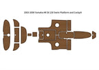 EVA Foam Teak Flooring Pad for Yamaha AR SX 230 (2003–2006)