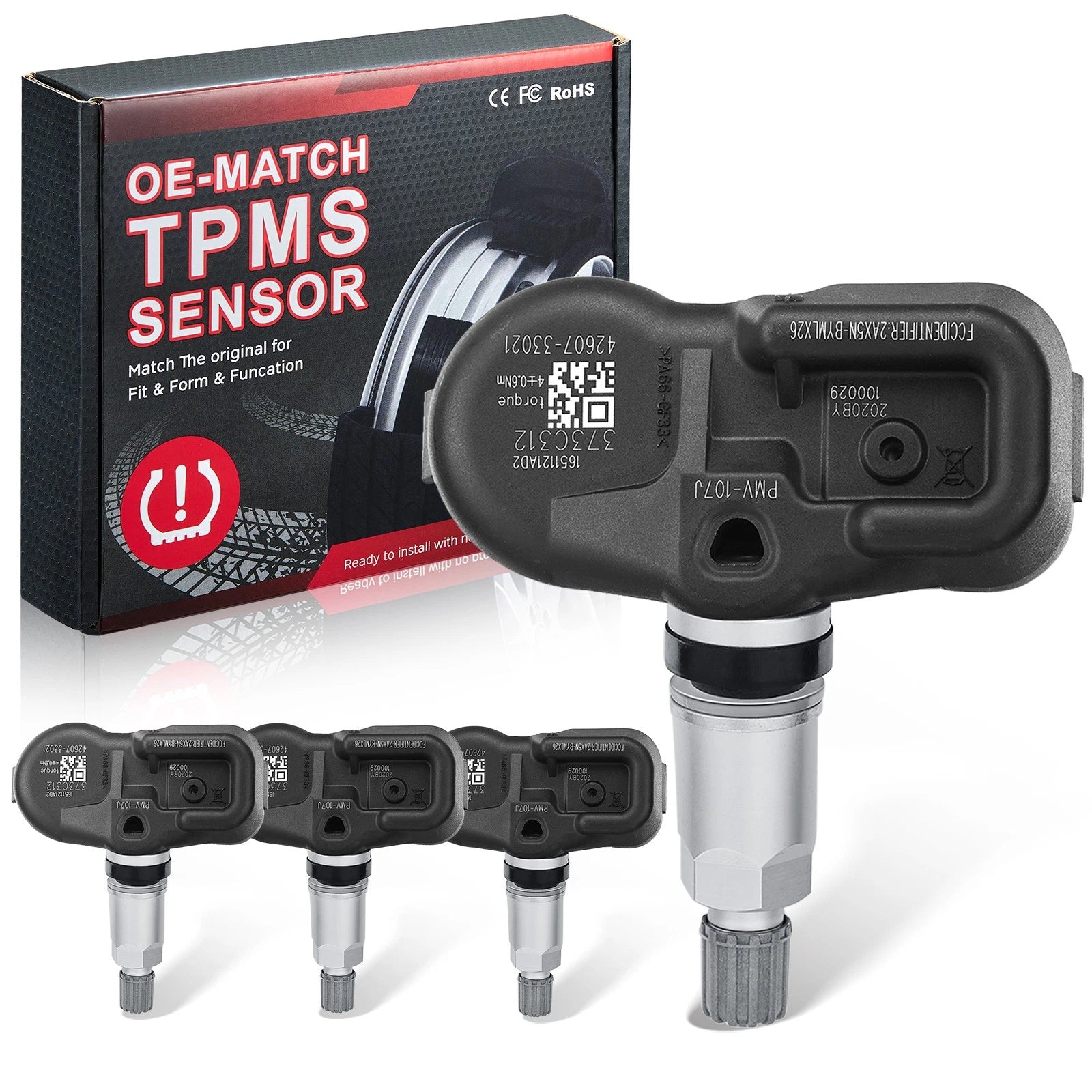 Tire Pressure Sensor Set of 4 for Toyota Solara Tundra (2000–2010)