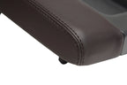 Leather Console Lid Armrest Cover for GMC Sierra (2014–2020) Cocoa