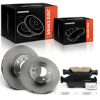 Front Disc Brake Rotors & Ceramic Pads for BMW 318i 320i 325i (1992–1998)