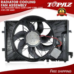 Radiator Cooling Fan Assembly for Mercedes-Benz C230 C240 C280 C320 C32 C55 AMG (2000–2007)