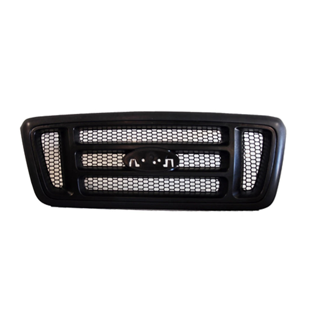 Front Grille Replacement Gray Textured Plastic Black Honeycomb for Nissan X-Trail (2010–2014)