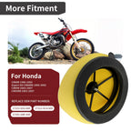 Air Filter + Guide Holder w/ Wingnut for Honda CR80R CR85R (1996–2007)