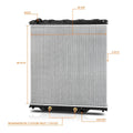 2-Row Aluminum Core Cooling Radiator for Volvo VHD VAH/Mack CHU GU8 GU7 (2007–2014)