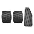 3 x Rubber Car Accelerator Pedal Foot Pedals Pad Covers for Brake Clutch