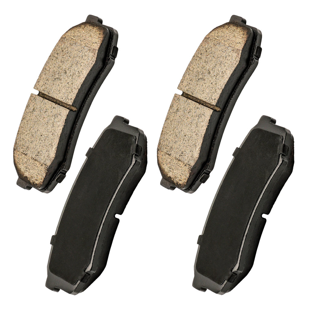 Rear Ceramic Brake Pad Kit for Toyota 4Runner FJ Cruiser Lexus GX460 GX470 (2003–2019)