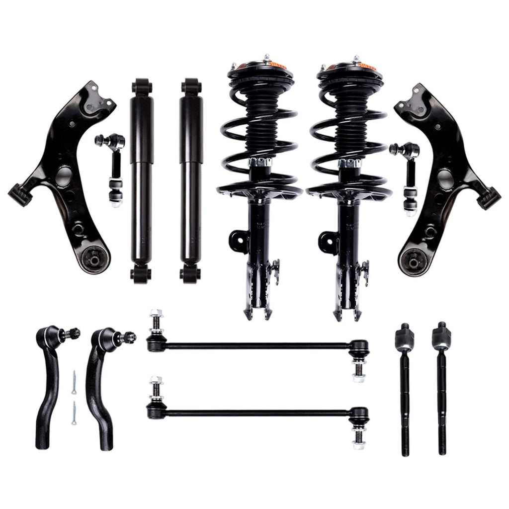 Front Struts + Rear Shocks + Lower Control Arms Kit for Toyota RAV4 (2006–2012)