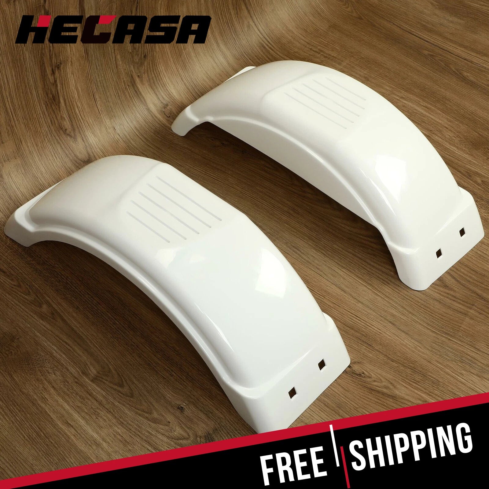 Pair of Trailer Fenders for HECASA 8"-12" Wheels (Fits )