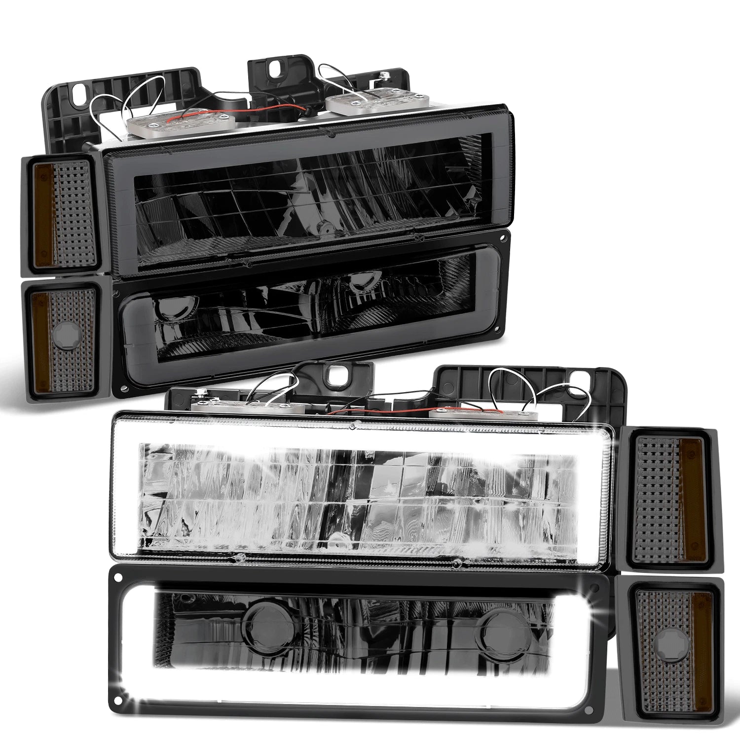 LED Headlight, Bumper Signal & Corner Lamps for Chevy Blazer C/K (1988–1993)