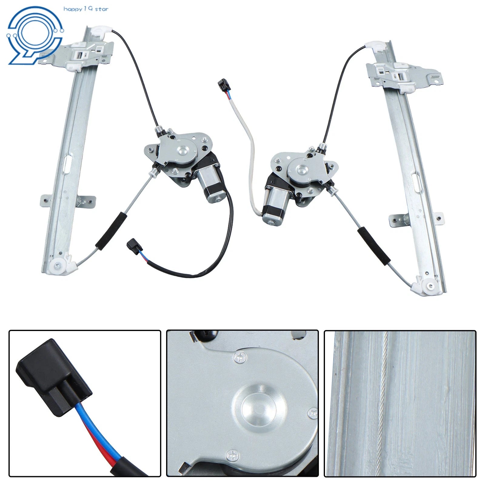 2X Rear Power Window Regulator with Motor for Isuzu Rodeo (1998-2004)