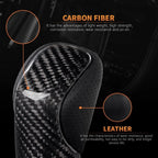 Carbon Fiber Gear Shift Knob for Lexus ES350 GS350 GX IS300 NX300 RC RX450 (2007–2021)