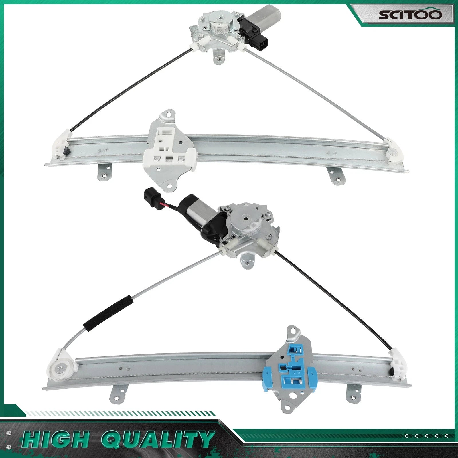 Motor Window Regulator Set of 2 for Mitsubishi Outlander (2003–2006)
