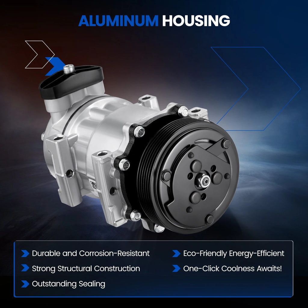 AC Compressor for Jeep Wrangler TJ (1997–1999) & Cherokee (1997–2000)