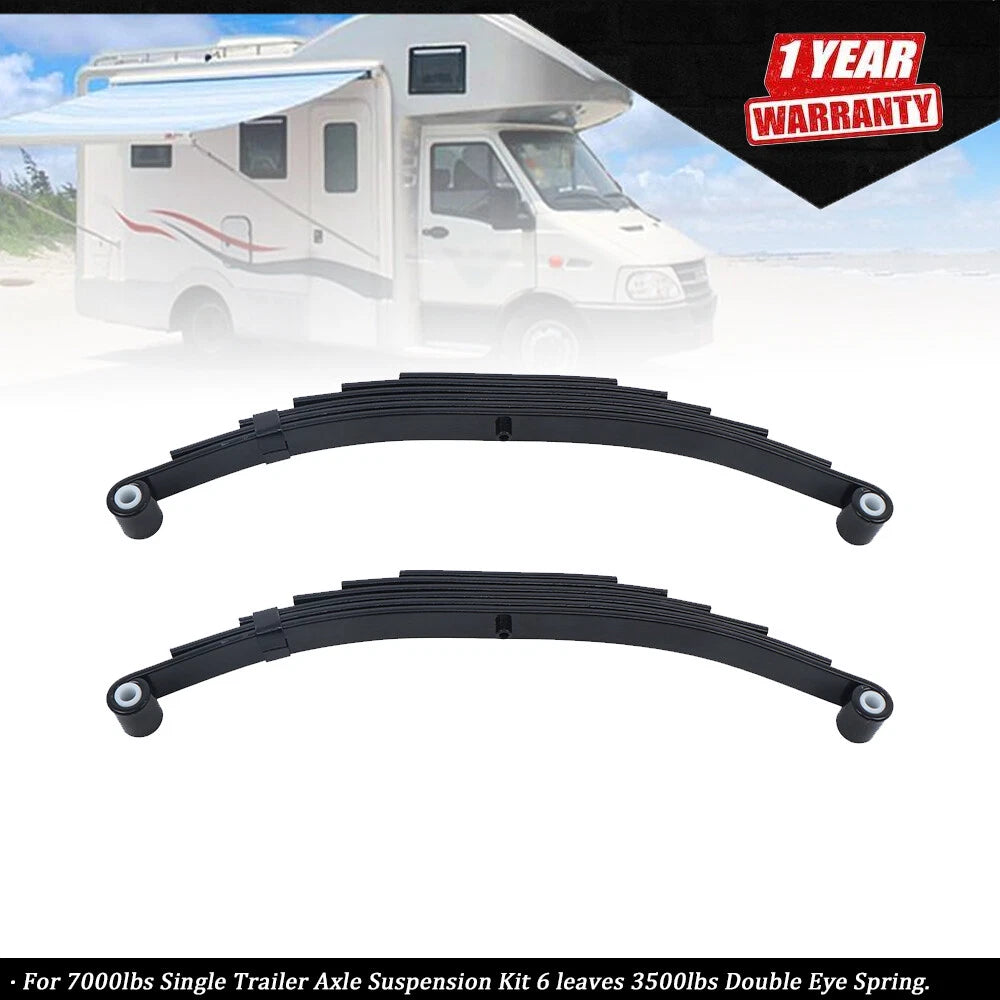 Single Trailer Axle Suspension Kit for 7000lbs Capacity (Year Range)