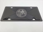 Metal License Plate Tag with Blacked Out Florida Flag for All Vehicles (Any Year)