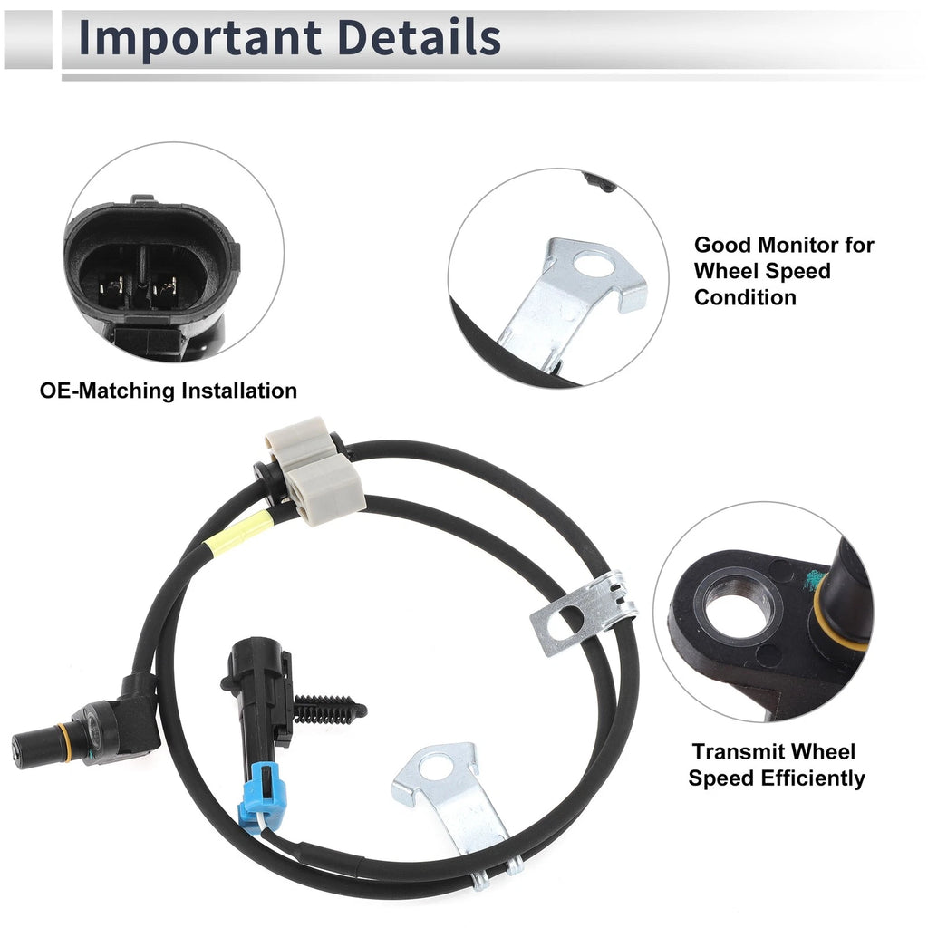 ABS Wheel Speed Sensor No. 15112458 for Chevrolet Astro (2003–2005)