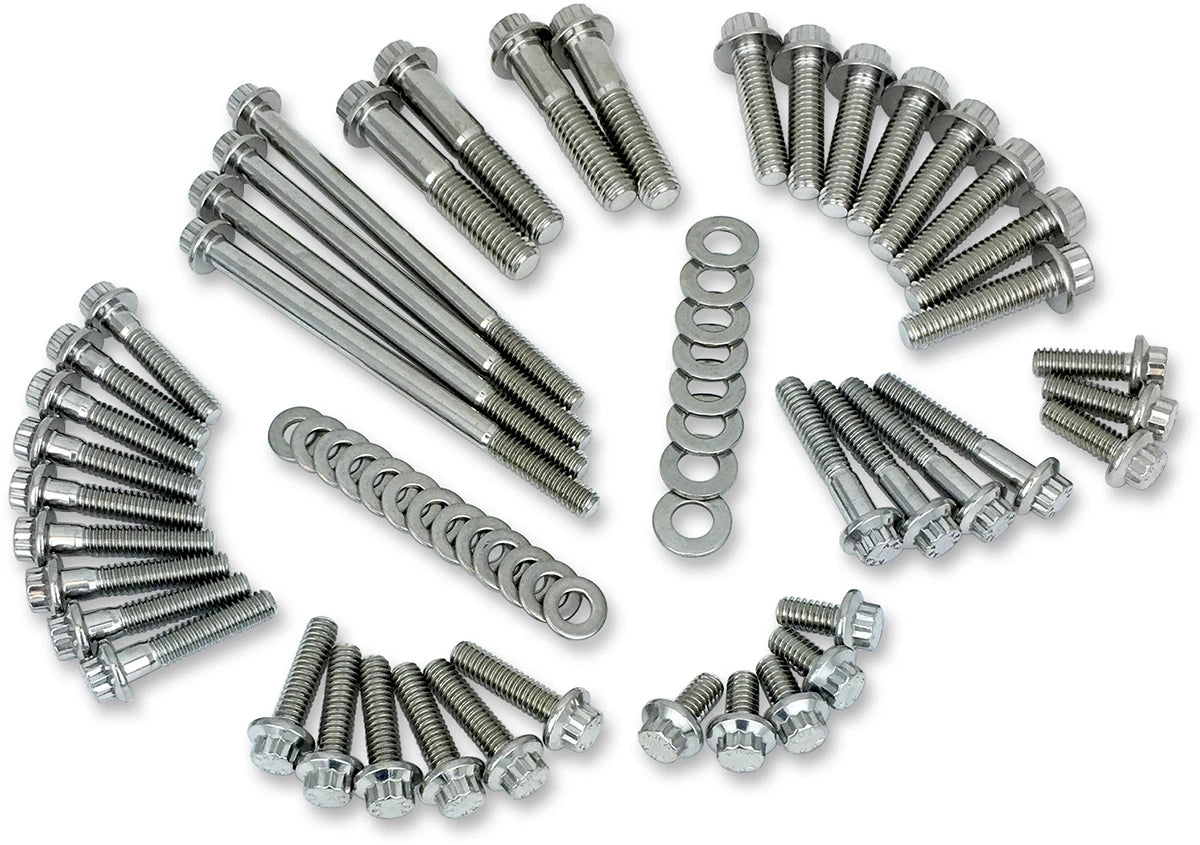 Fastener Kit for Harley Davidson (External Primary/Transmission) (M8 3053)