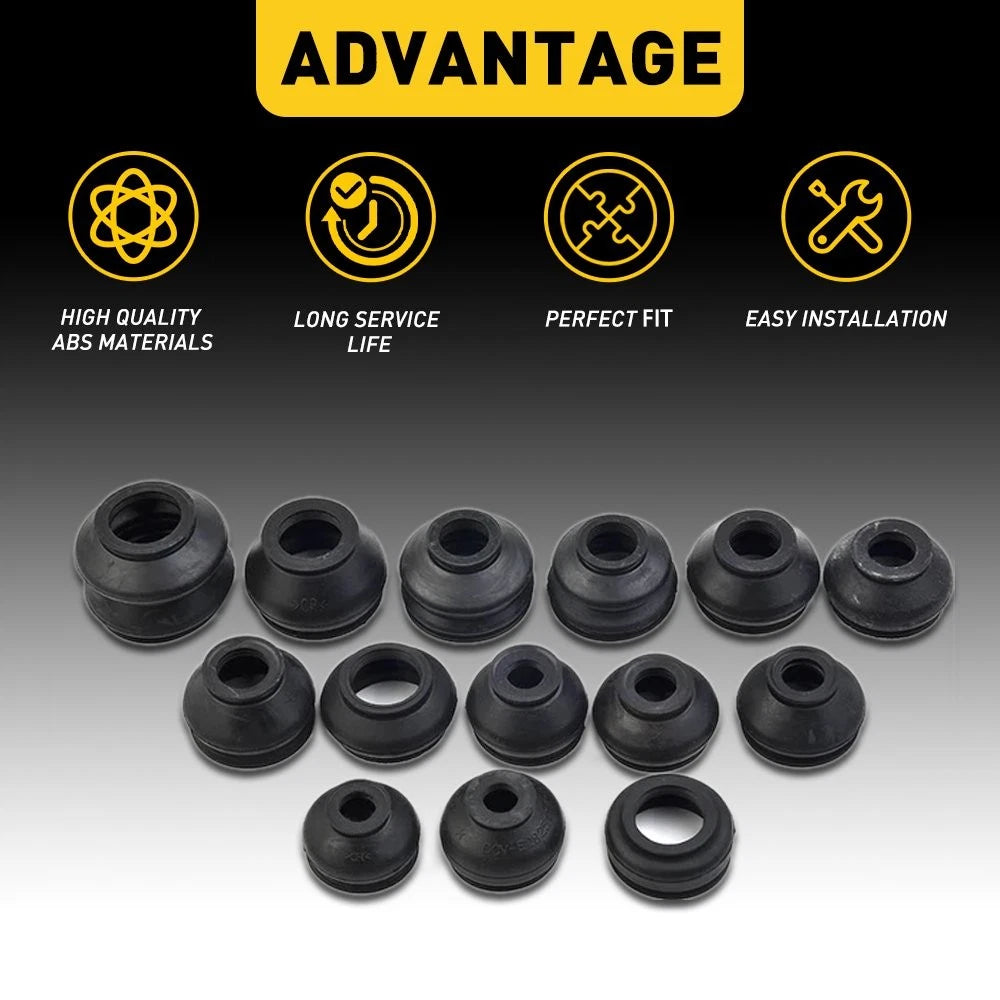 Set of 2 Ball Joint Boots Dust Cover Tie Rod Ends for