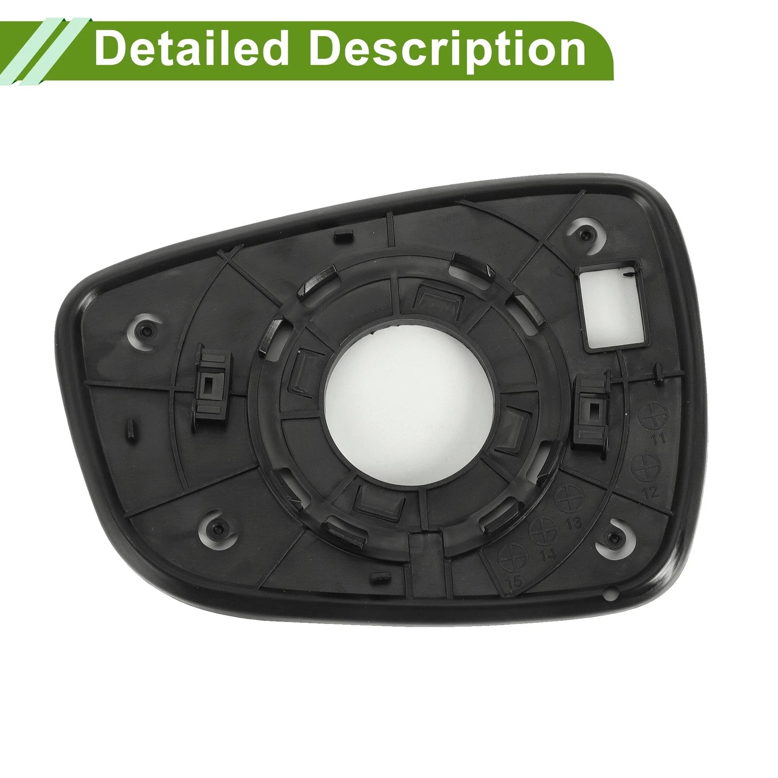 Right Side Mirror Glass Replacement for Hyundai I30 (2012–2017)